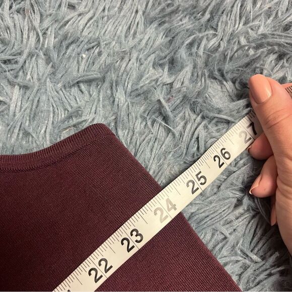 Ming Wang Brown Purple Sleeveless Knit Top Size 3X - Picture 4 of 5